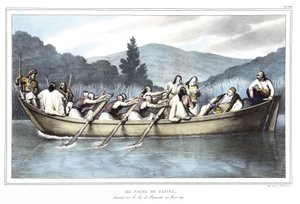 Ali Pasha de Janina (1741-1822), cazando en el lago Butrinto en marzo de 1819. en 