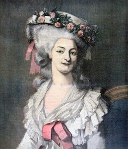 Marie-Louise, princesa de Lamballe de Louis Edouard Rioult