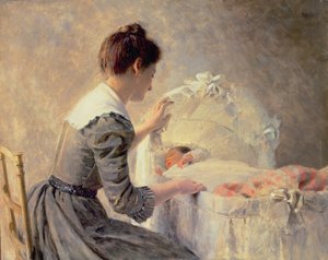 Maternidad, 1898 de Louis Emile Adan