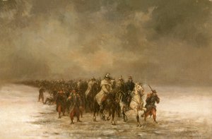 La retirada, c. 1871 de Louis Eugene Benassit