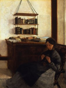 La madre del artista, 1877 de Louis Eysen