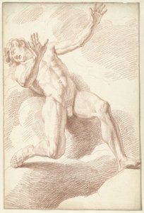 Desnudo masculino, reclinado