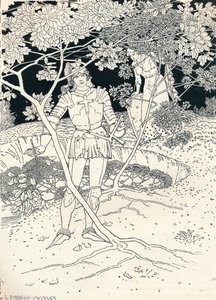 Ilustración para La Reina de las Hadas de Spenser. Canto II. Verso 30, c1895 de Louis Fairfax Muckley