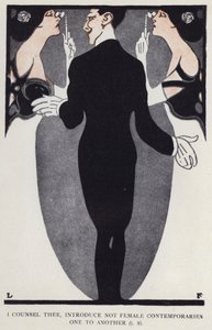 Te aconsejo, no presentes a contemporáneas femeninas entre sí de Louis Fancher