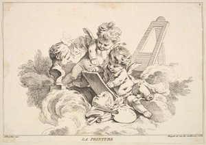 Pintura de Louis Felix de la Rue