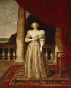 Ana de Austria (óleo sobre lienzo) de Louis Ferdinand (c.1612 89) Elle
