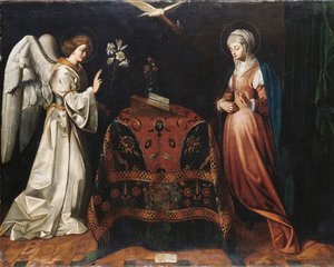 Anunciación, c.1612 de Louis Finsonius or Finson