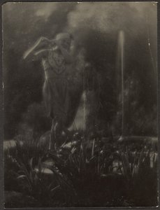 [Bailarina en el jardín] de Louis Fleckenstein