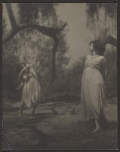 [Bailarinas en el jardín]