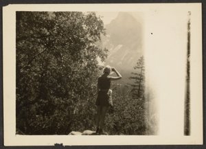 [Figura en el bosque]