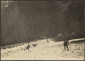 [Figuras en la nieve] de Louis Fleckenstein