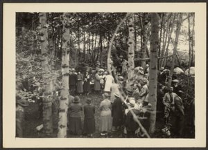 [Grupo en el Bosque] de Louis Fleckenstein