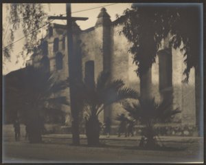 [Palmeras frente a la Misión]