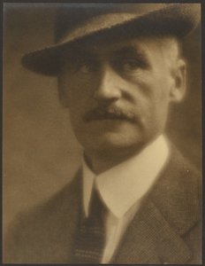 [Retrato de un hombre con sombrero de paja] de Louis Fleckenstein