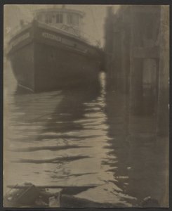 [Barco en un puerto] de Louis Fleckenstein