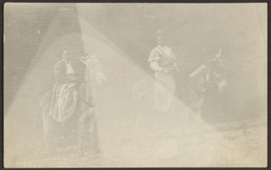 [Dos mujeres en mulas] de Louis Fleckenstein