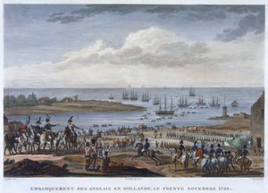 El embarque de los ingleses en Holanda, 30 de noviembre de 1799 de Louis Francois Couche