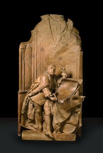 Modello para el monumento a George Frideric Handel en la Abadía de Westminster de Louis Francois Roubillac