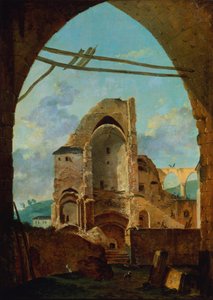La demolición de la Abadía de Montmartre de Louis Gabriel Moreau