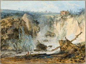 Cascada de Louis Gabriel Moreau