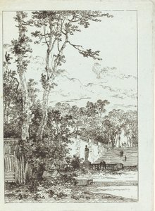 Parque abandonado de Louis Gabriel Moreau the Elder