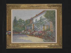 Villa en el Midi, fecha desconocida (óleo sobre lienzo) de Louis Gaidan