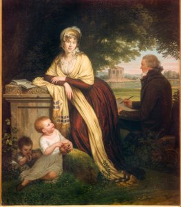 Louis Gauffier, Autorretrato con esposa e hijos