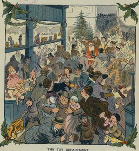 Departamento del Juguete, EE.UU. 1910s (impresión) de Louis Glackens