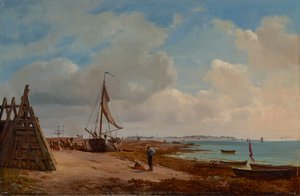 Elba cerca de Blankenese de Louis Gurlitt