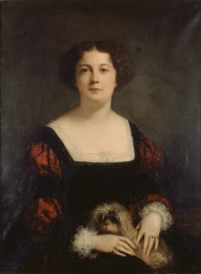 Retrato de Apollonie Sabatier 1822-1889, c. 1850 de Louis Gustave Ricard