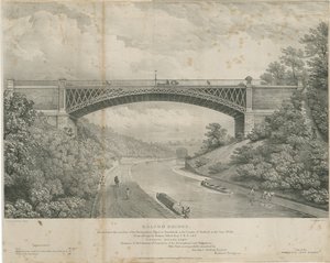 Puente de Calton: litografía en zinc, nd [1826] de Louis Haghe