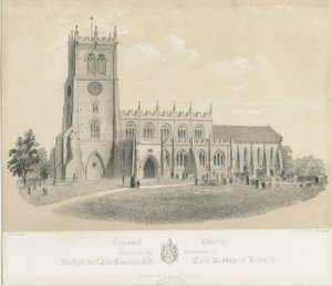 Iglesia de Eccleshall de Louis Haghe