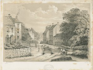 Pueblo de Eccleshall de Louis Haghe