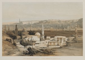 Egipto y Nubia, Volumen III: El Cairo desde la Puerta de Citzenib, mirando hacia el Desierto de Suez