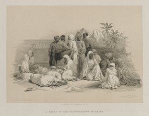 Egipto y Nubia, Volumen III: En el Mercado de Esclavos en El Cairo, 1849