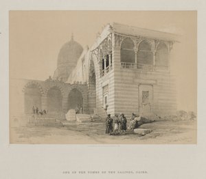 Egipto y Nubia, Volumen III: Una de las tumbas de los Califas, El Cairo, 1848 de Louis Haghe