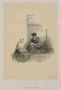 Egipto y Nubia, Volumen III: El escritor de cartas, El Cairo, 1849 de Louis Haghe