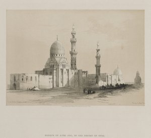 Egipto y Nubia, Volumen III: Tumbas de los califas-El Cairo. Mezquita de Ayed Be[y] de Louis Haghe