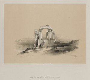 Egipto y Nubia, Volumen II: Ruinas del Templo de Kardeseh, Nubia