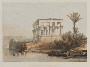 Egipto y Nubia, Volumen II: El Templo Hipetral en Philae, llamado la Cama del Faraón, 1848 de Louis Haghe
