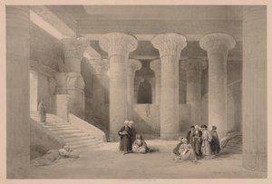 Egipto y Nubia: Volumen I - No. 24, Templo en Esneh de Louis Haghe