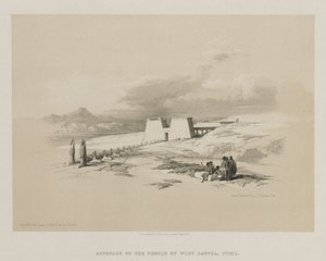 Egipto y Nubia, Volumen I: Aproximación al Templo de Wady Saboua, Nubia, 1847