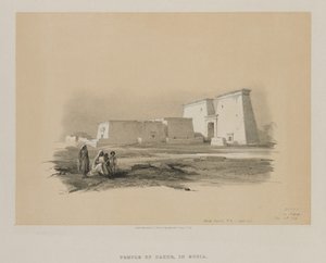 Egipto y Nubia, Volumen I: Dakke, en Nubia de Louis Haghe