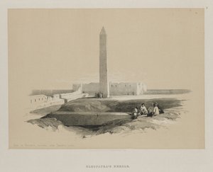 Egipto y Nubia, Volumen I: Obelisco en Alejandría, comúnmente llamado Aguja de Cleopatra