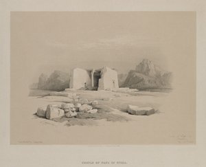 Egipto y Nubia, Volumen I: Templo de Tafa en Nubia