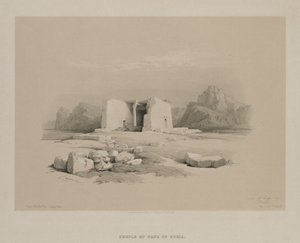 Egipto y Nubia, Volumen I: Templo en Tafa en Nubia, 1846