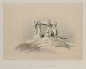 Egipto y Nubia, Volumen I: Templo de Wady Kardassy en Nubia