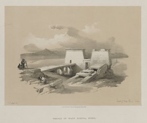 Egipto y Nubia, Volumen I: Templo de Wady Saboua, Nubia de Louis Haghe