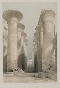 Egipto y Nubia, Volumen I: Tebas, Gran Salón en Karnac de Louis Haghe