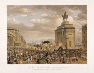 Funeral del Duque de Wellington de Louis Haghe